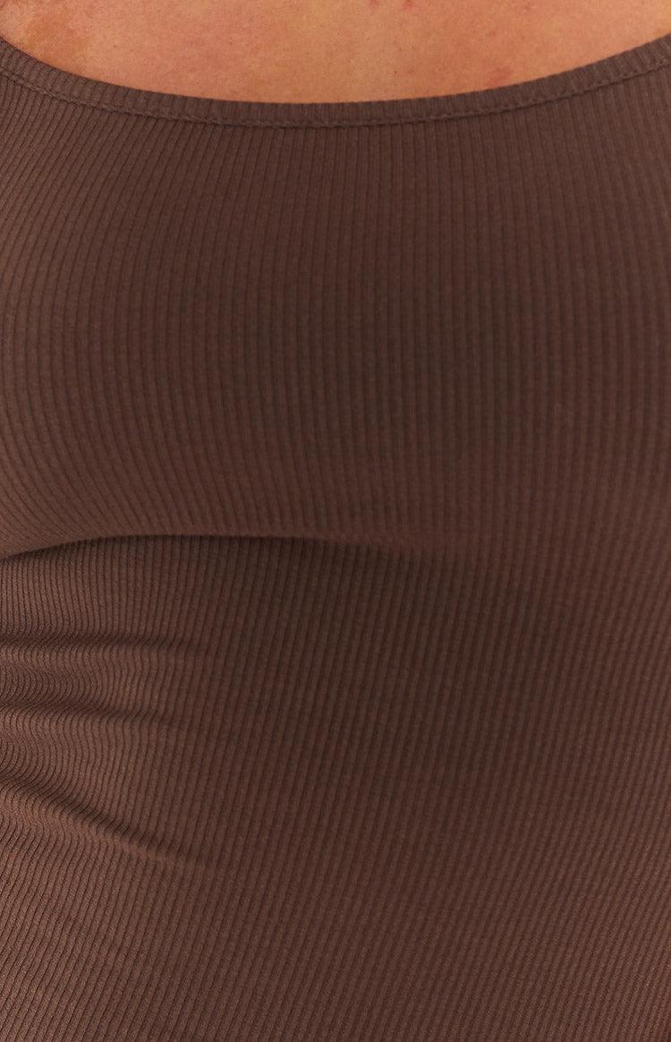 Melrose Brown Maxi Dress Product Image