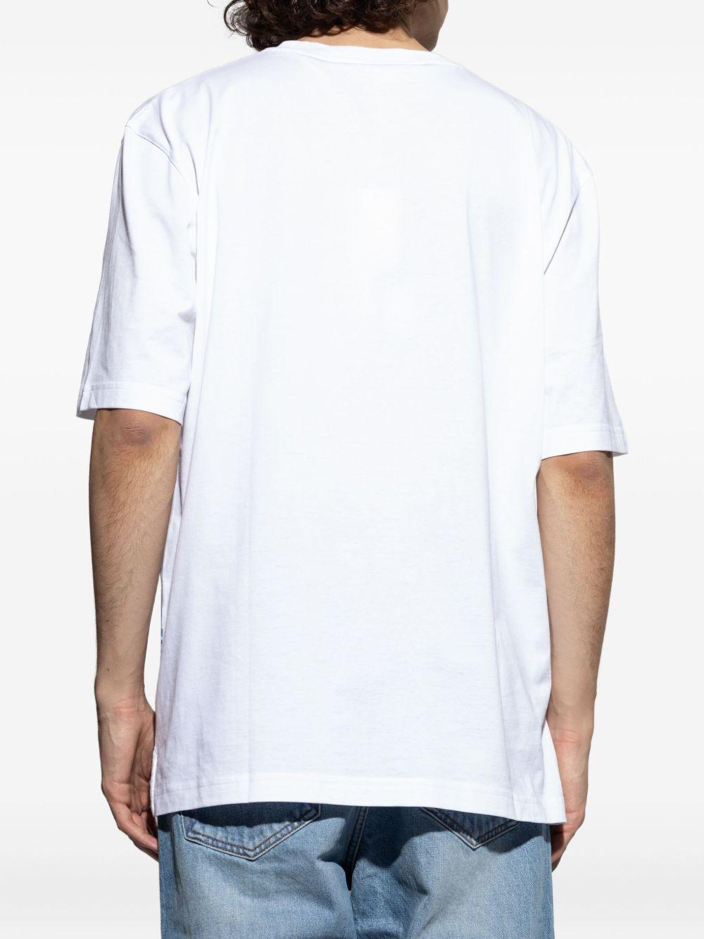 patchwork print T-shirt Product Image