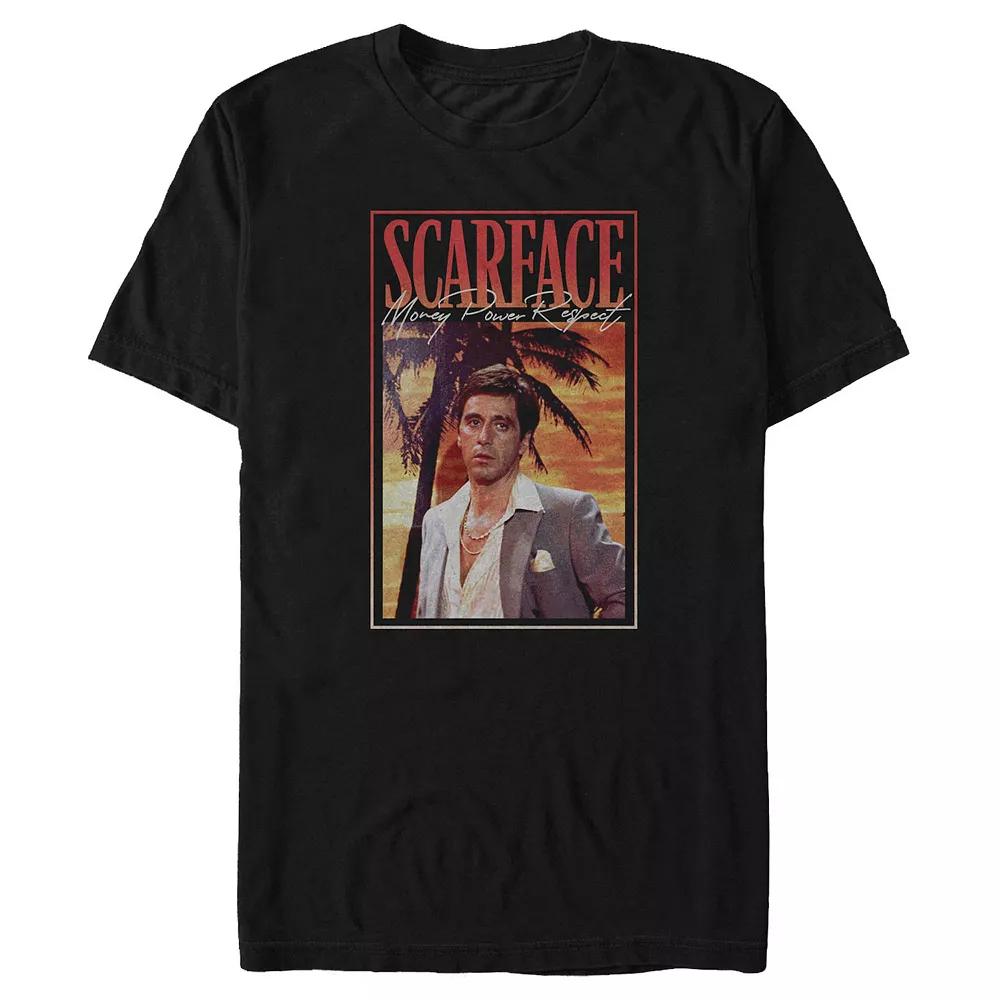 Men's Scarface Money Power Respect Graphic Tee,  Product Image