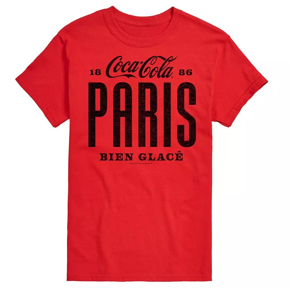 Men's Coca-Cola Paris Graphic Tee,  Product Image