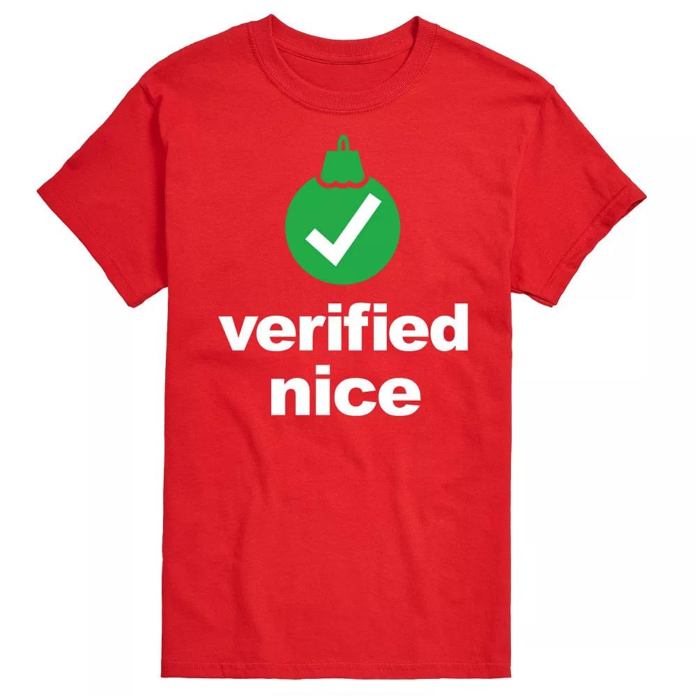Big & Tall Verified Nice Graphic Tee, Men's,  Product Image