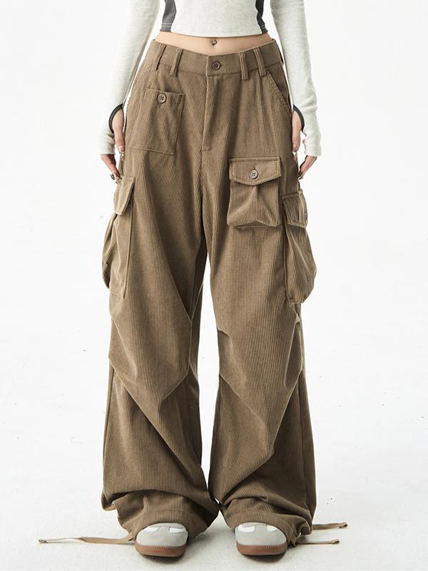Street Corduroy Cargo Pants Product Image