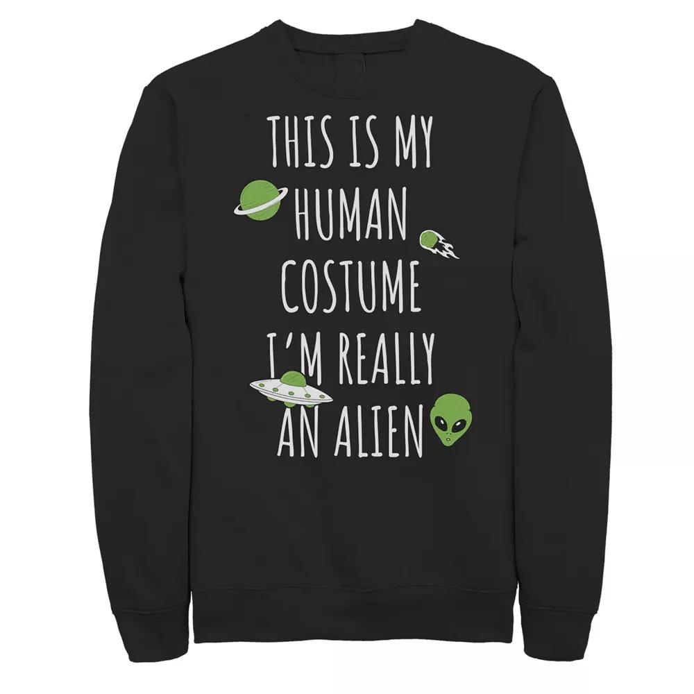 Men's This Is My Human Costume I'n An Alien Fleece,  Product Image