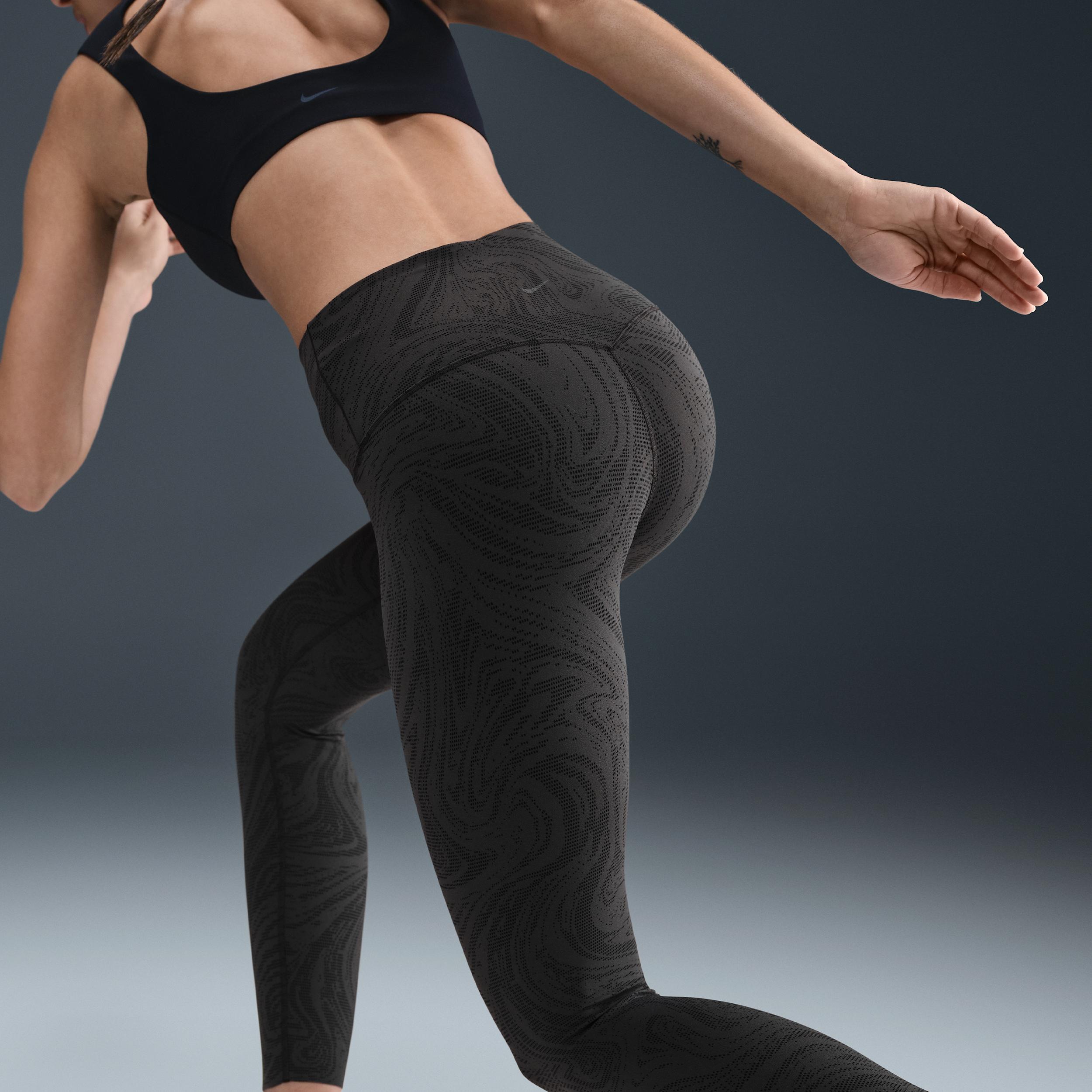Nike Womens Zenvy High-Waisted 7/8 Printed Leggings | HV2462-010 Product Image