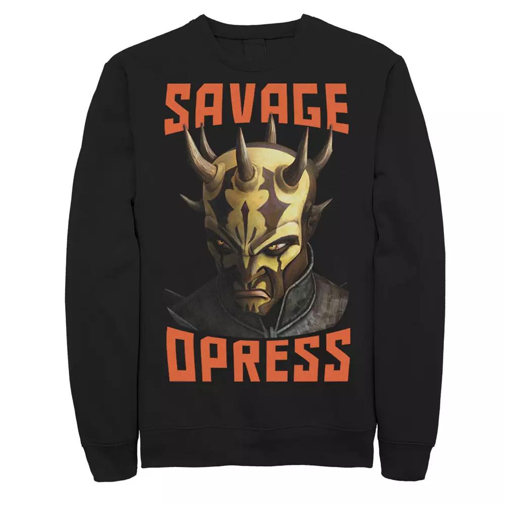 Men's Star Wars: Clone Wars Savage Opress Big Face Sweatshirt,  Product Image