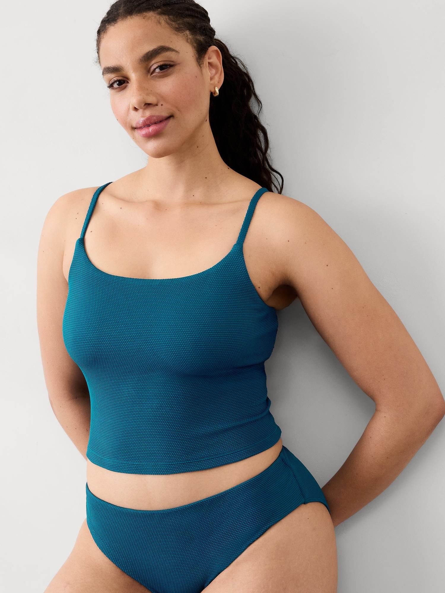 Scoop Crop Pique Tankini A-C Product Image
