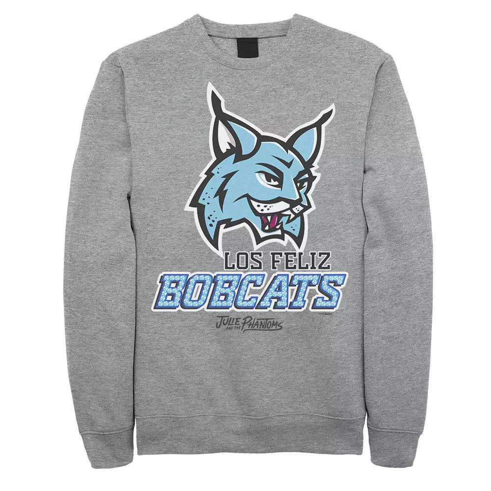 Men's Julie And The Phantoms Los Feliz Bobcats Sweatshirt, Size: Large, Athletic Grey Product Image