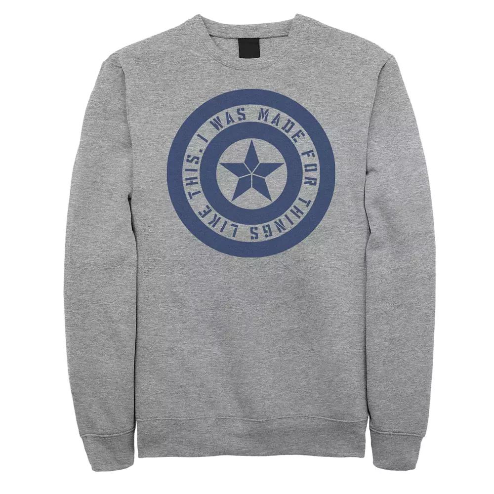 Men's Marvel Avengers Endgame Shield Inspiration Fleece Top,  Product Image