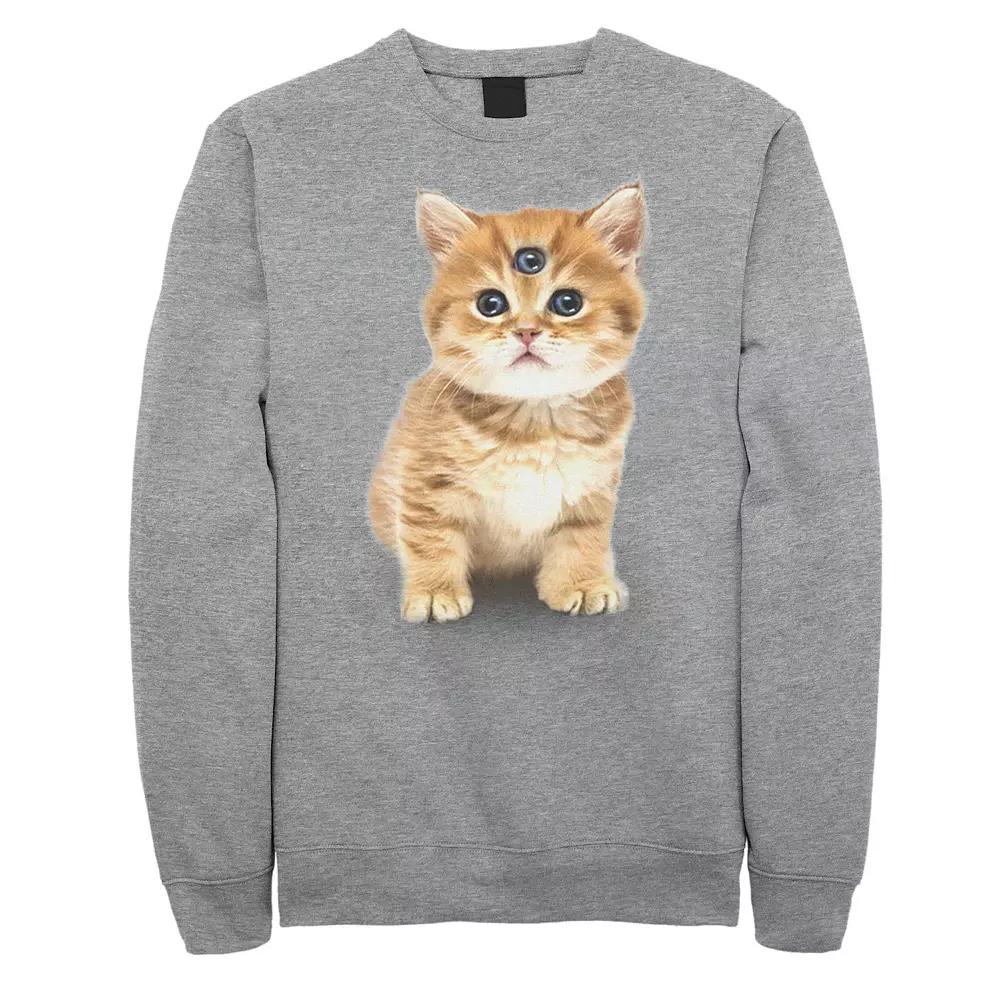 Men's Catclops Fleece Graphic Pullover,  Product Image