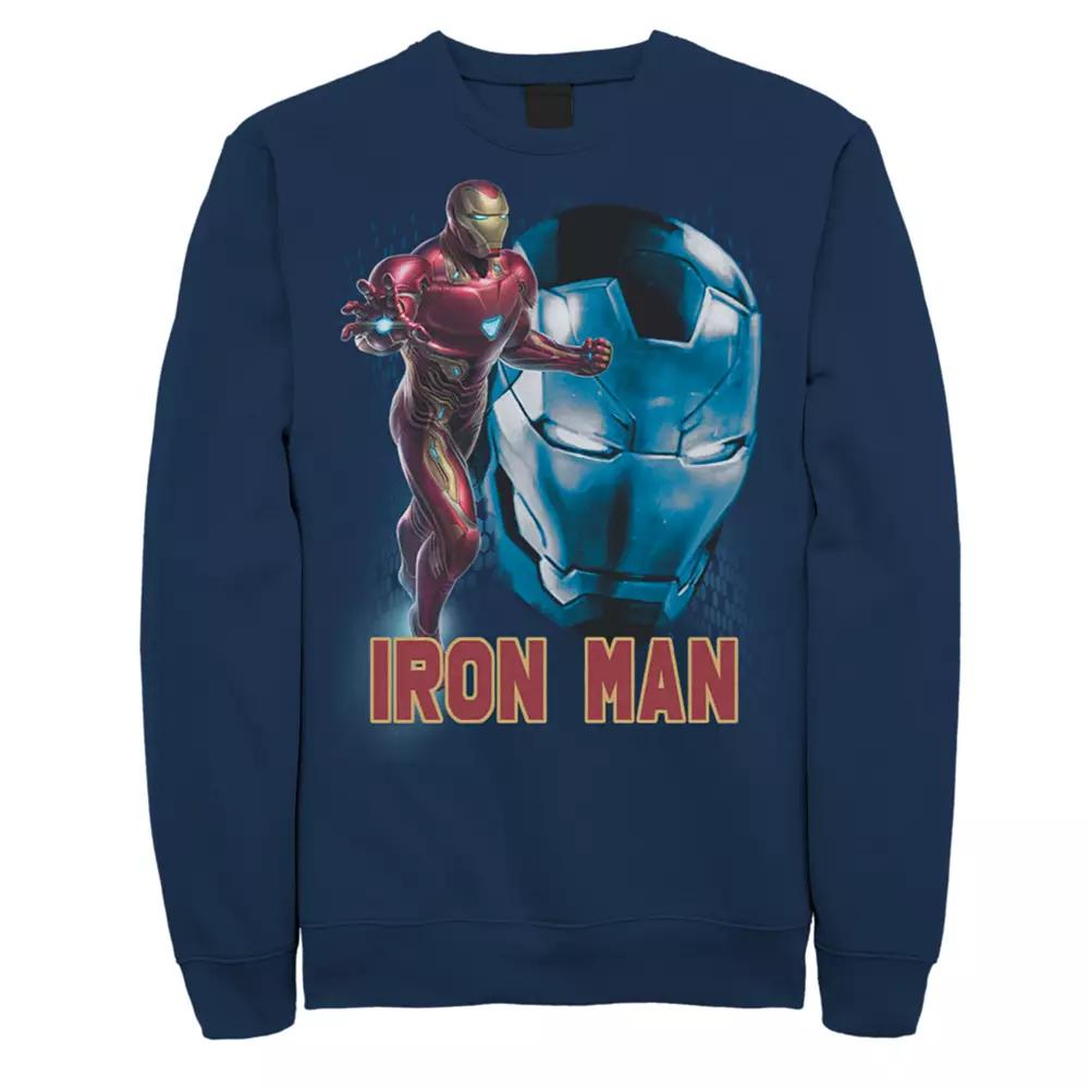 Men's Marvel Avengers Endgame Iron Man Profile Sweatshirt,  Product Image