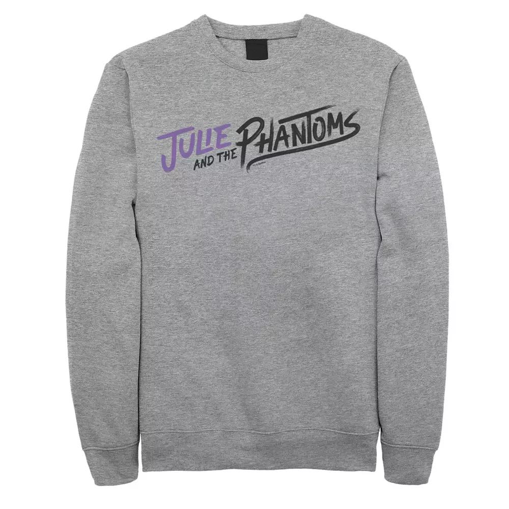 Men's Julie And The Phantoms Logo Sweatshirt, Size: XL, Athletic Grey Product Image