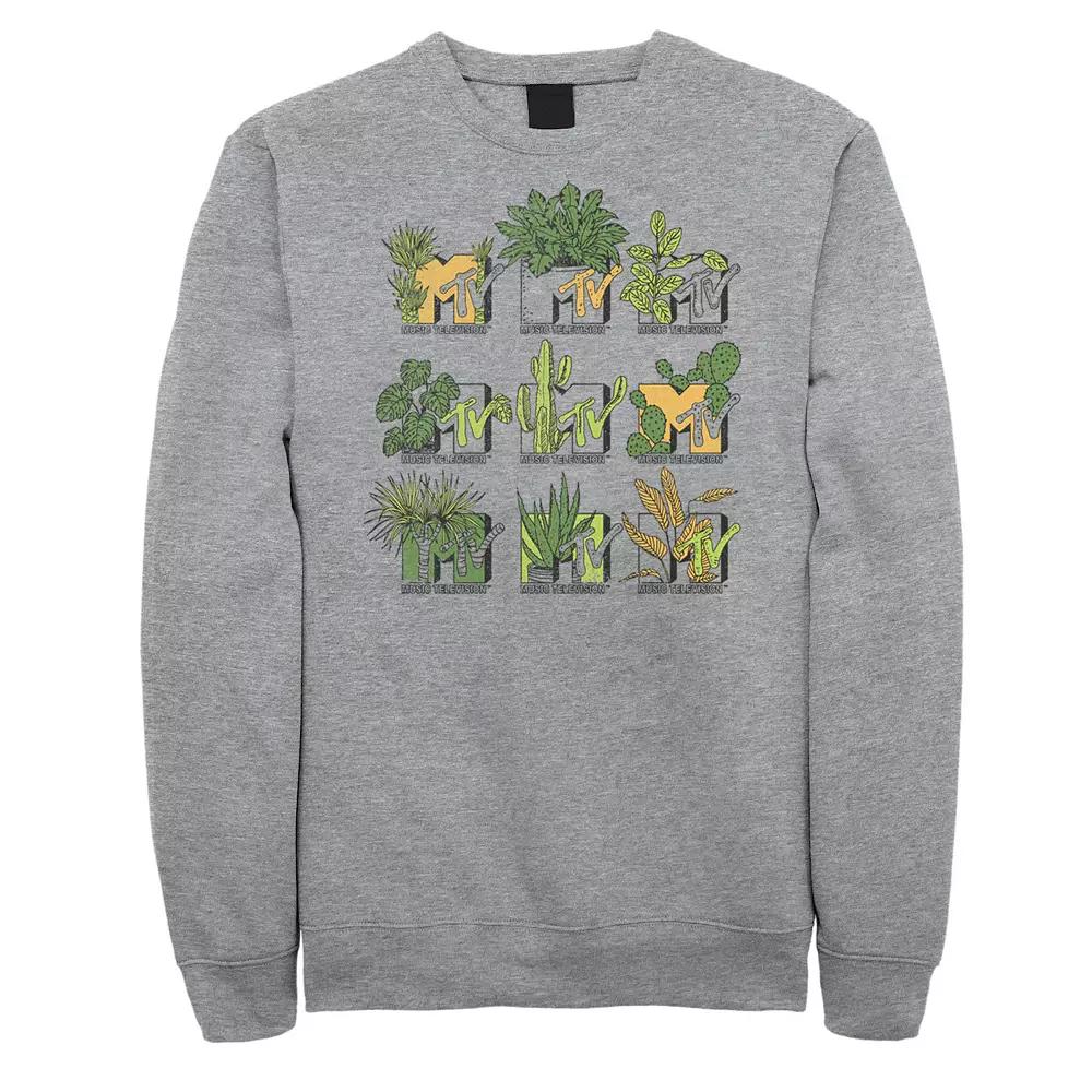 Big & Tall MTV Succulent Grid Logo Sweatshirt, Men's,  Product Image