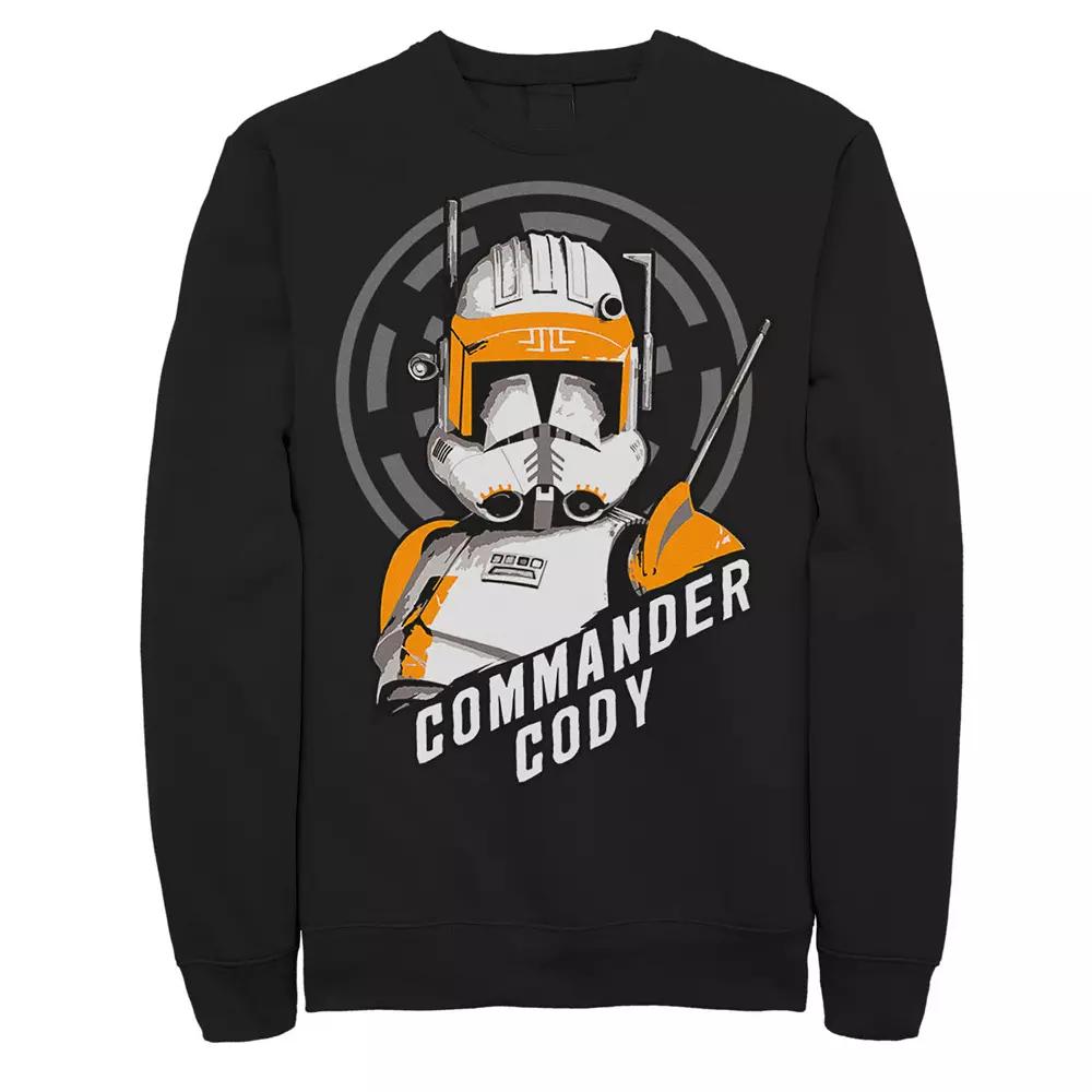 Men's Star Wars Commander Cody Bust Logo Sweatshirt, Size: Small, Black Product Image