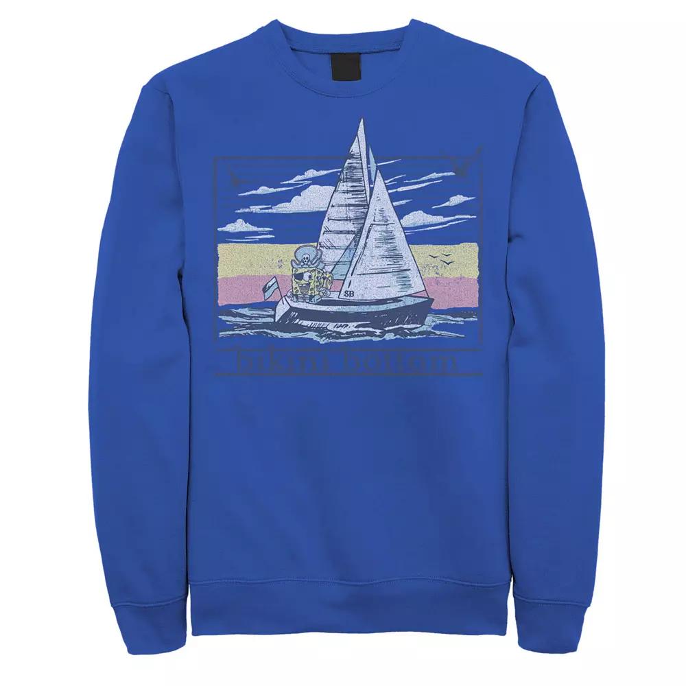 Men's Nickelodeon SpongBob SquarePants Sail Ship Fleece,  Product Image