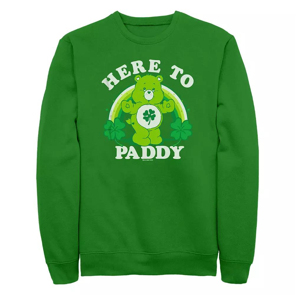 Men's Care Bears Here To Paddy Graphic Fleece, Size: XL, Kelly Product Image