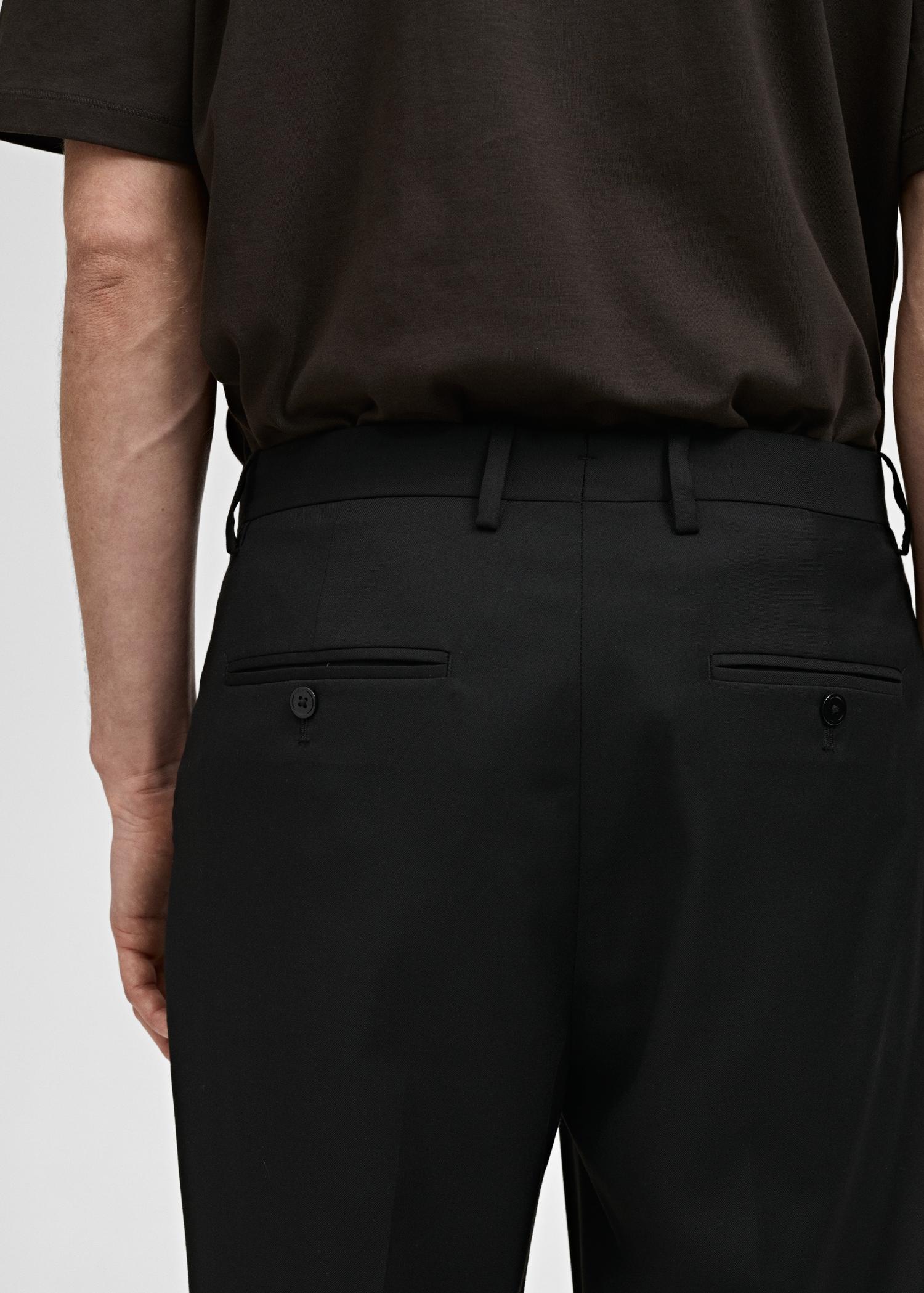 Boston regular-fit suit pants - Men | MANGO USA Product Image