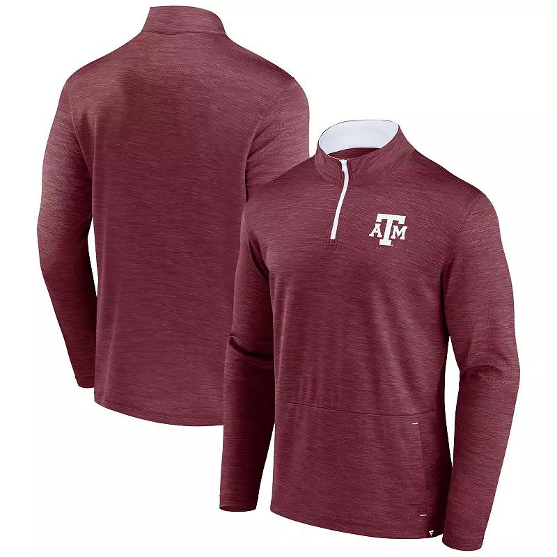 Men's Fanatics Branded Maroon Texas A&M Aggies Classic Homefield Quarter-Zip Top,  Product Image