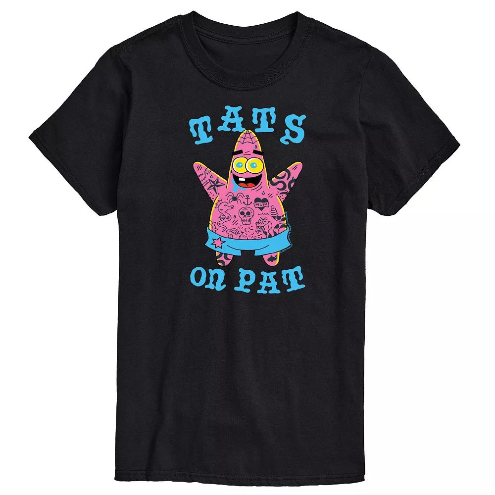 Men's SpongeBob SquarePants Tats on Pat Graphic Tee,  Product Image
