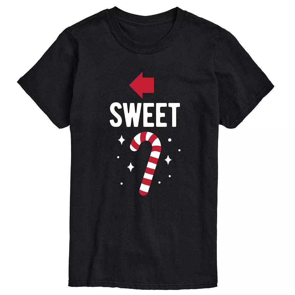 Mens Candy Cane Sweet Tee Product Image