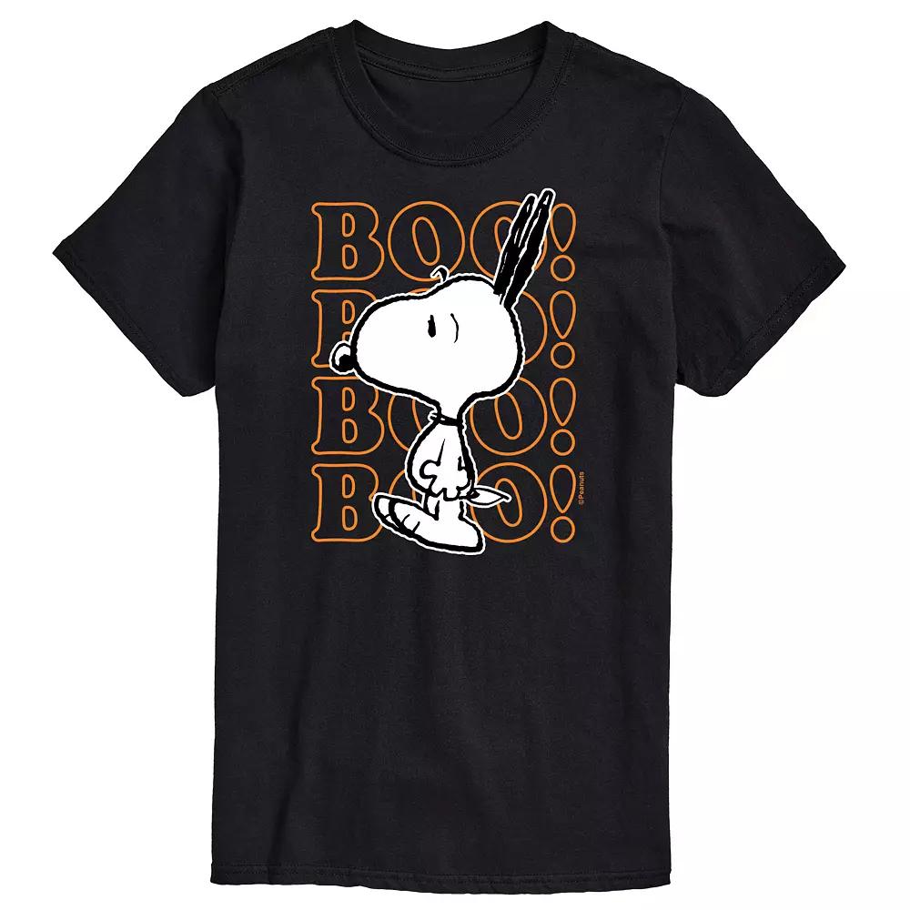 Big & Tall Peanuts Boo! Tee, Men's,  Product Image