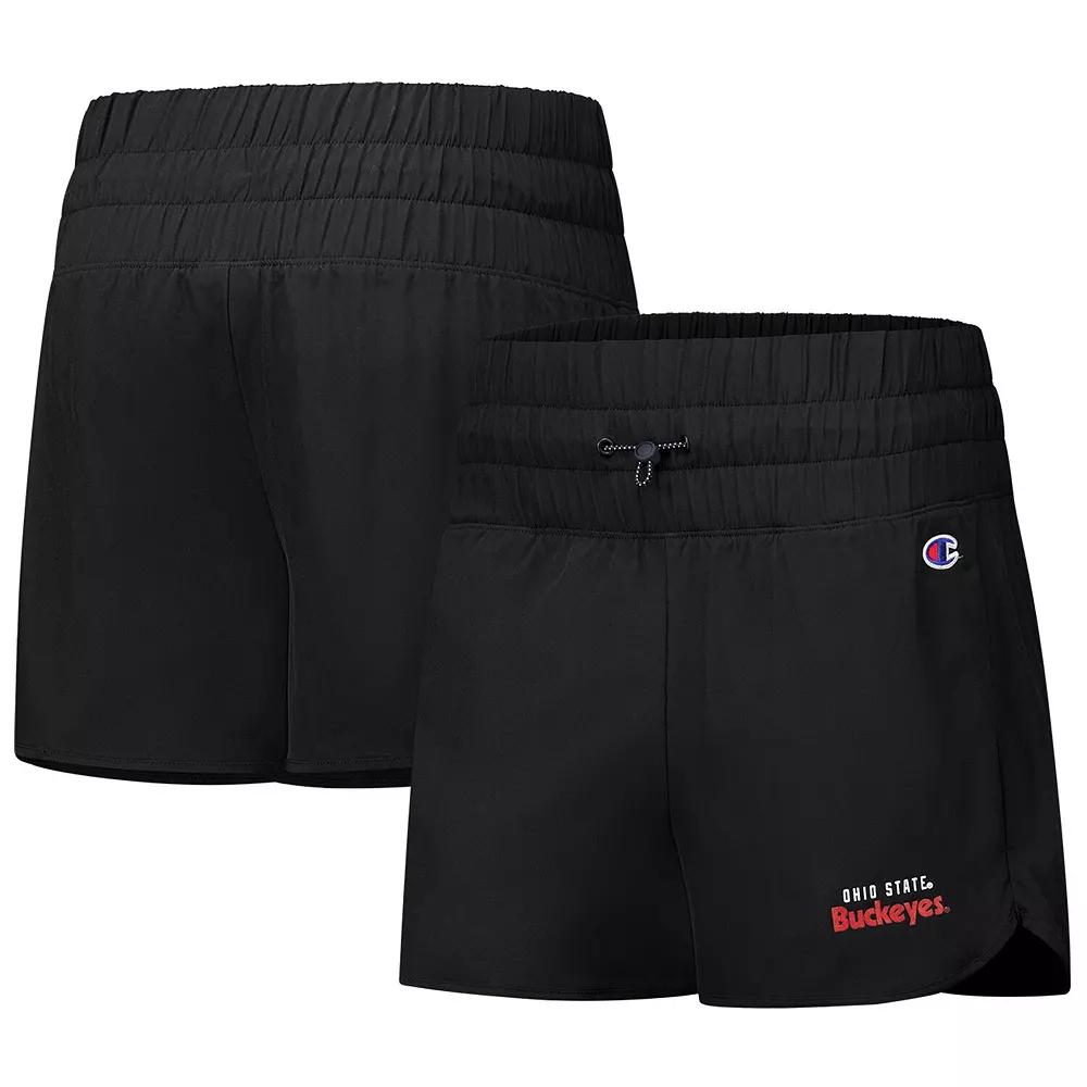 Women's Champion Black Ohio State Buckeyes Tailgate Her Woven Shorts, Size: Medium Product Image