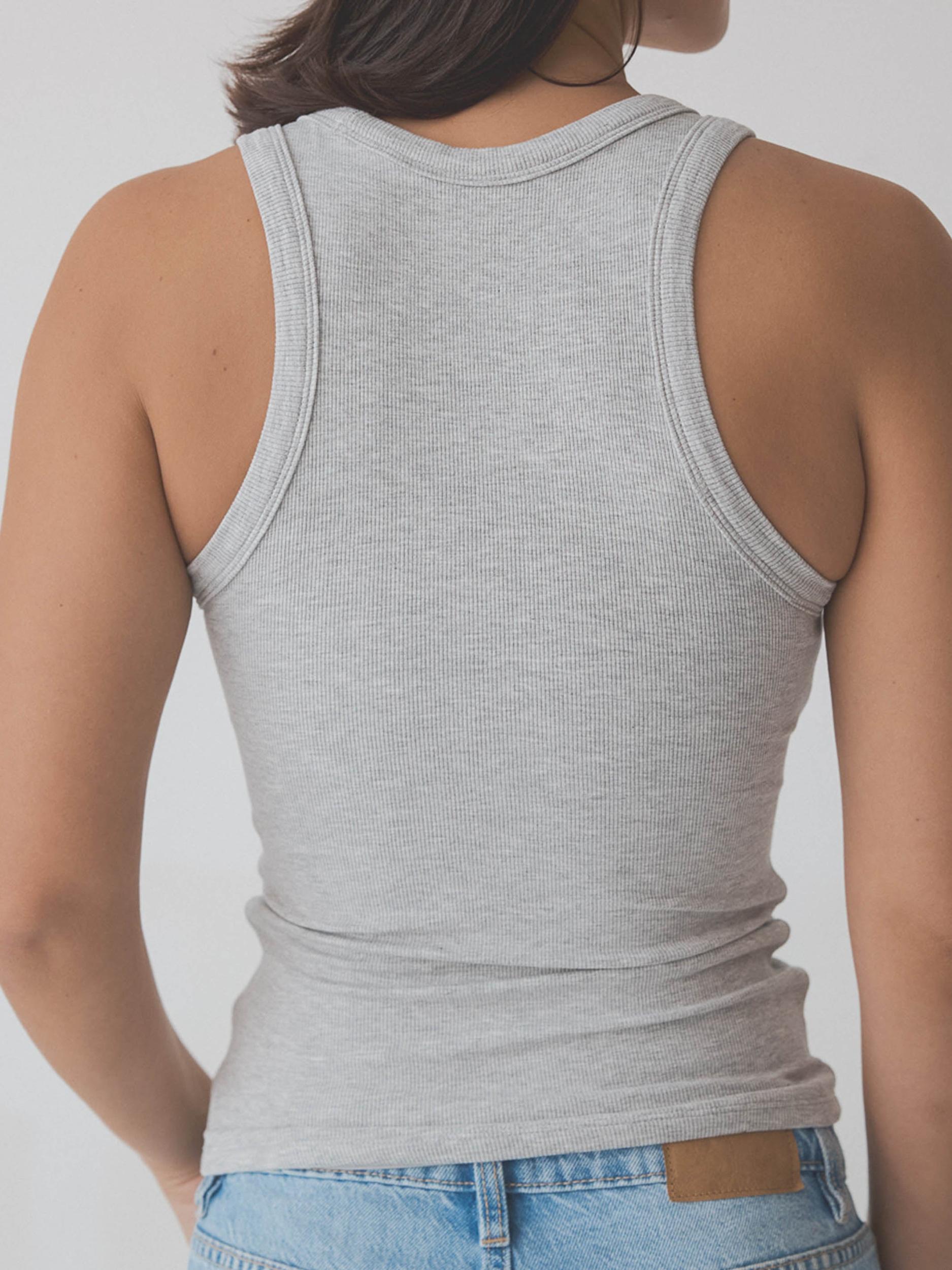 Chunky Binding Ribbed High Neck Brami (Full Length) Product Image