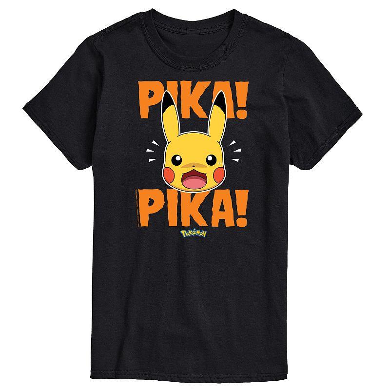 Big & Tall Pokemon Pika Pika Tee, Men's,  Product Image