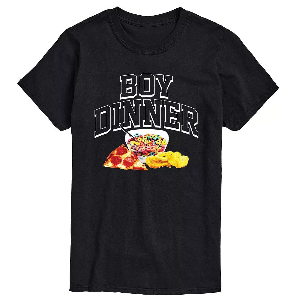 Men's Boy Dinner Graphic Tee,  Product Image