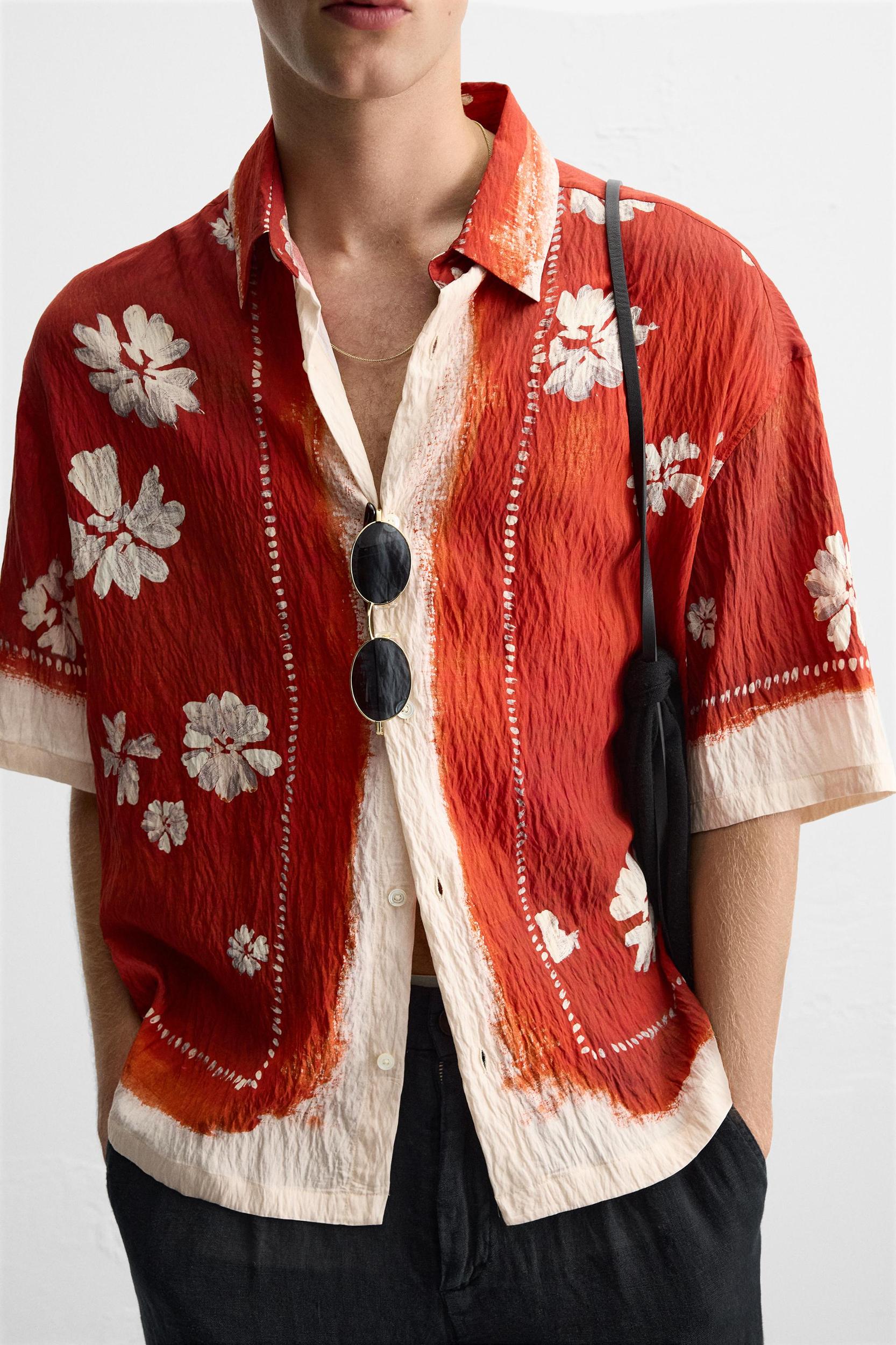 FLORAL PRINT SHIRT Product Image