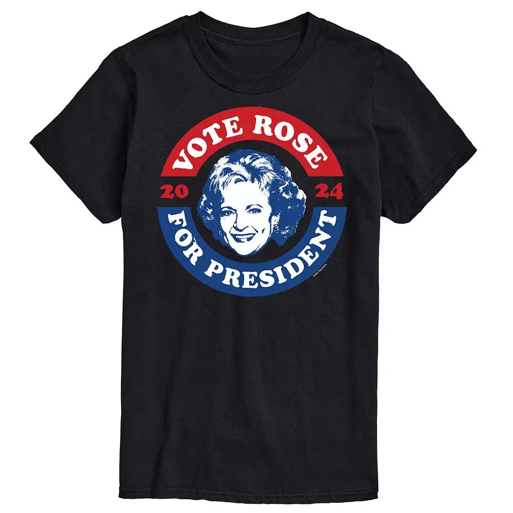 Men's Golden Girls President Rose Tee,  Product Image
