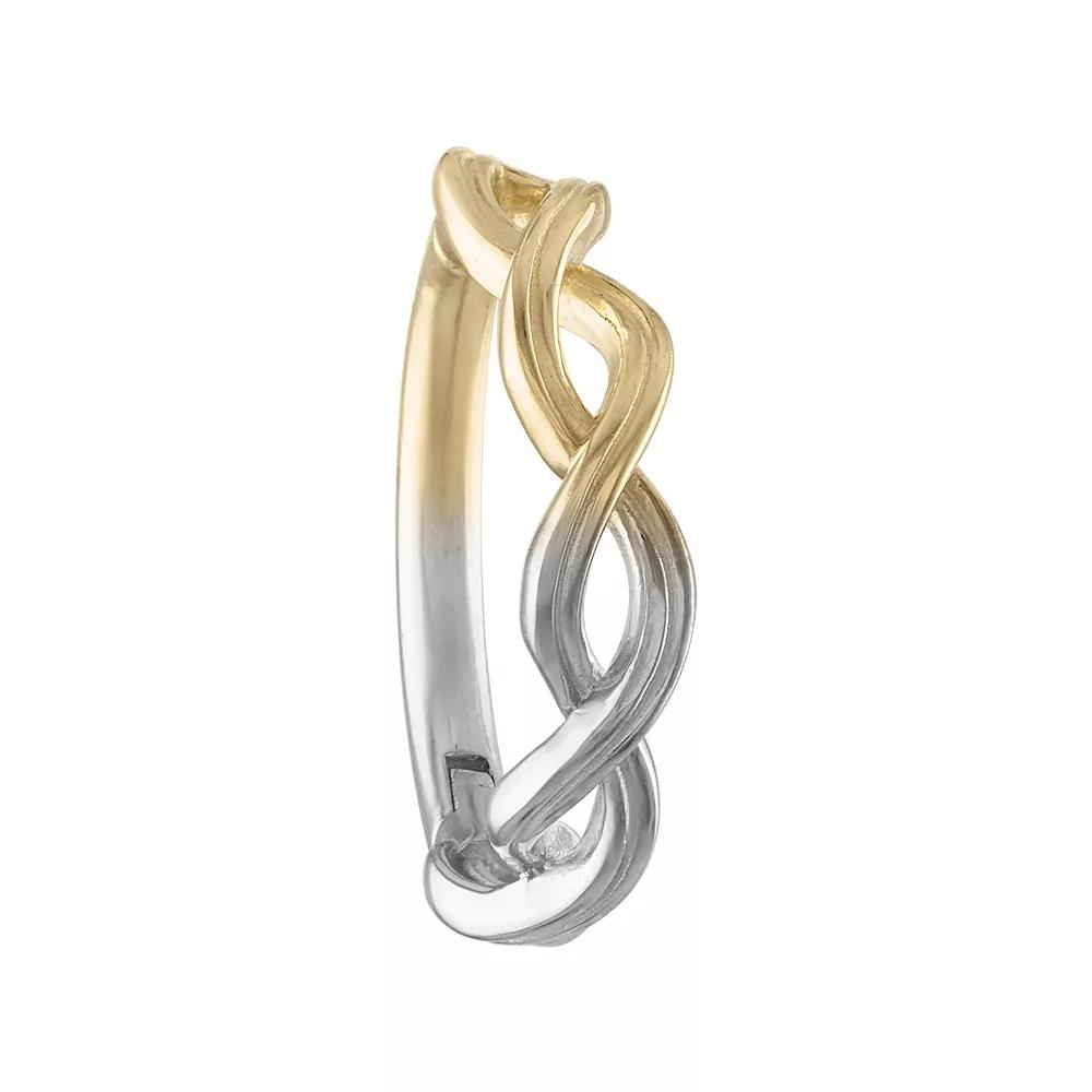 Amella Jewels 14k Two-Tone Gold Clicker Nose Ring, Women's, 14k 2 Tone Product Image