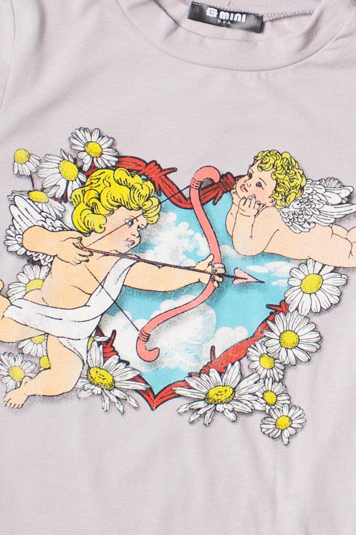 Gray Cherub Tee Product Image