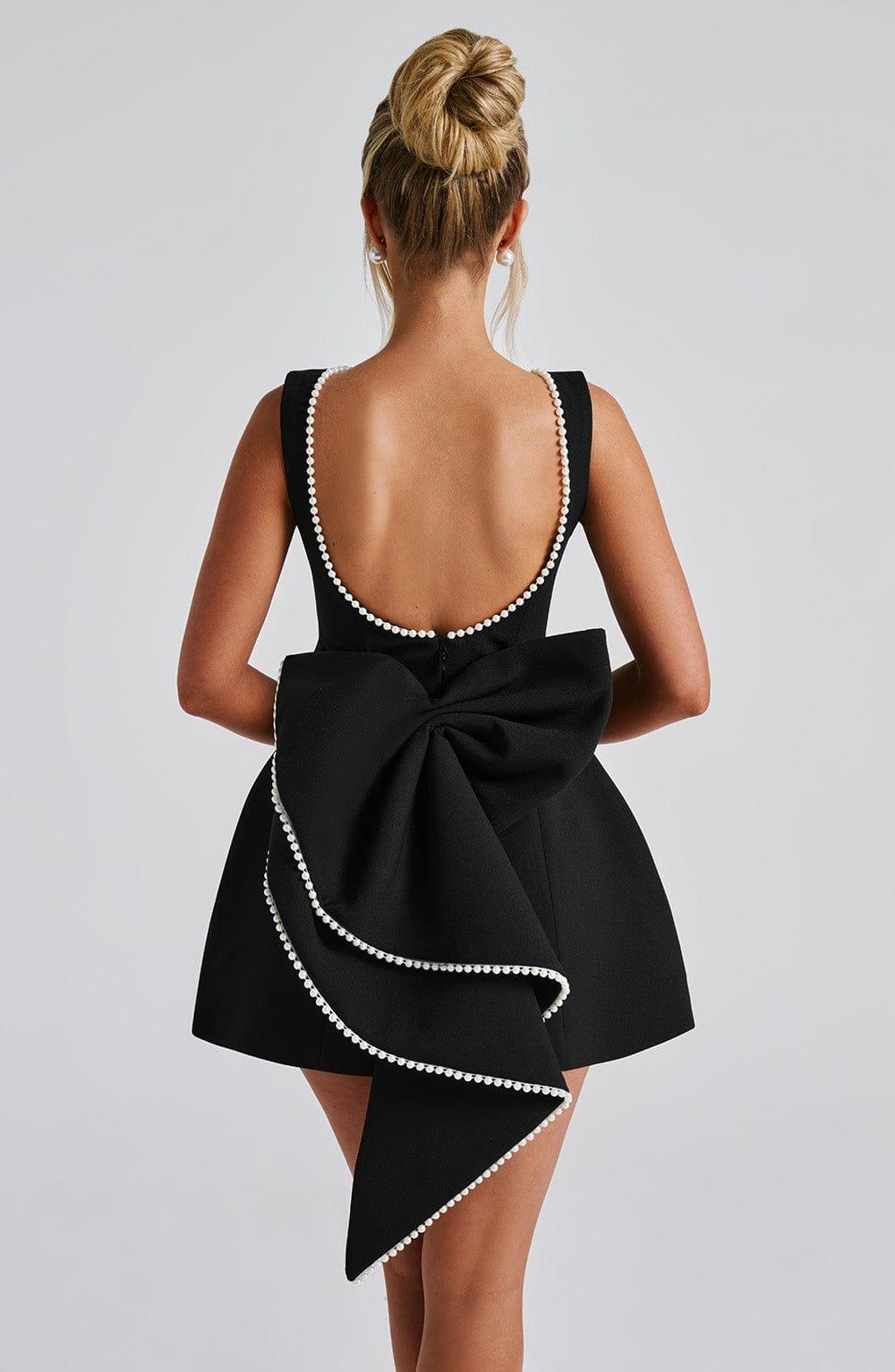 Carrie Mini Dress - Black Product Image