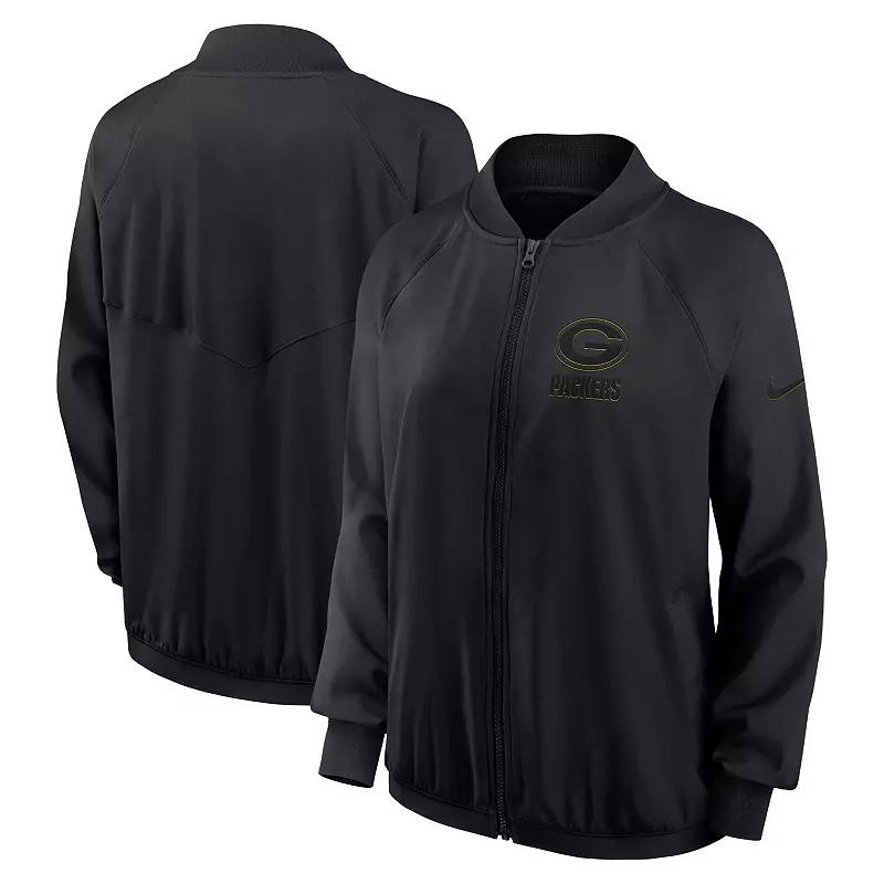 Women's Nike Black Buffalo Bills Raglan Full-Zip Jacket,  Product Image