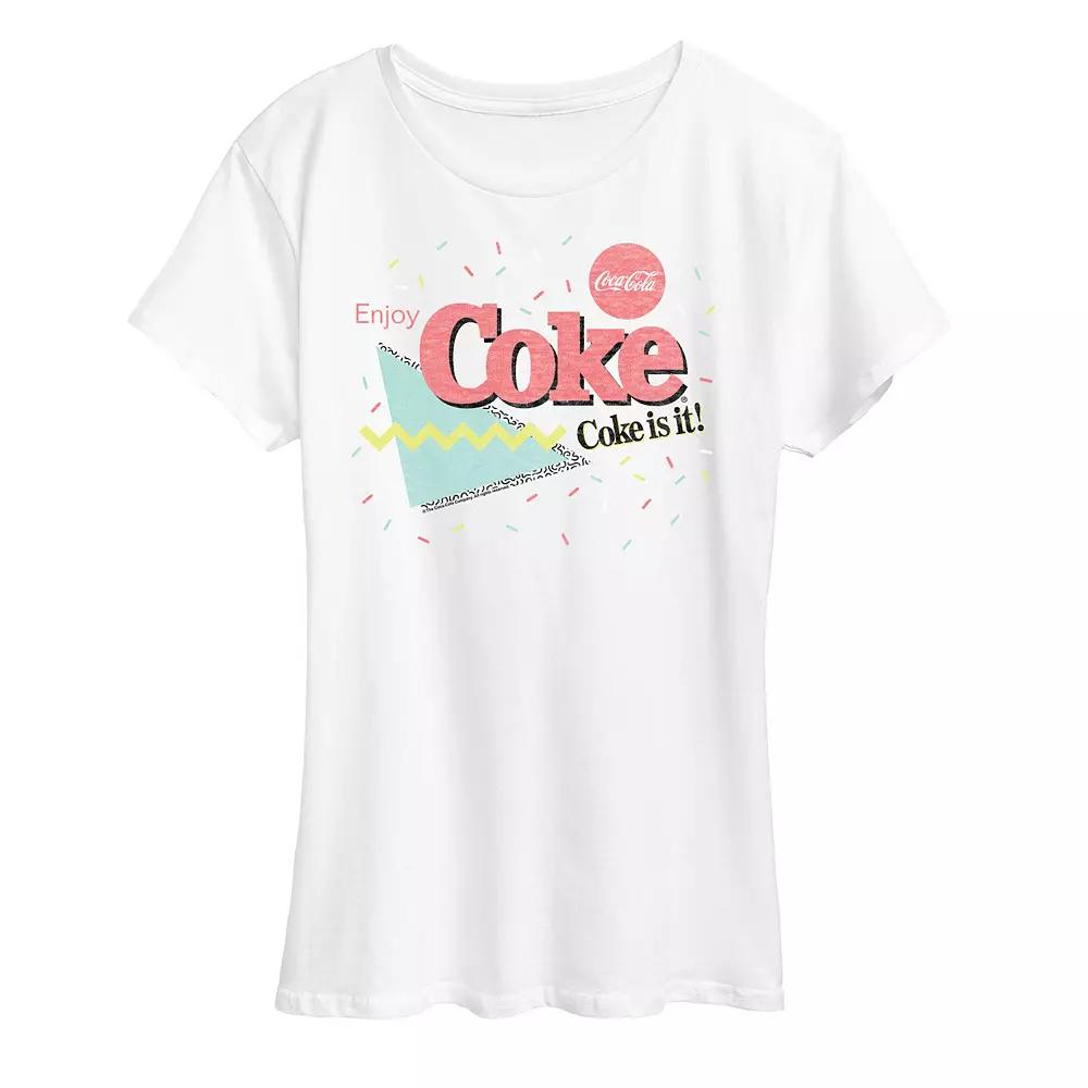 Women's Coca-Cola Coke 90's Graphic Tee, Girl's,  Product Image