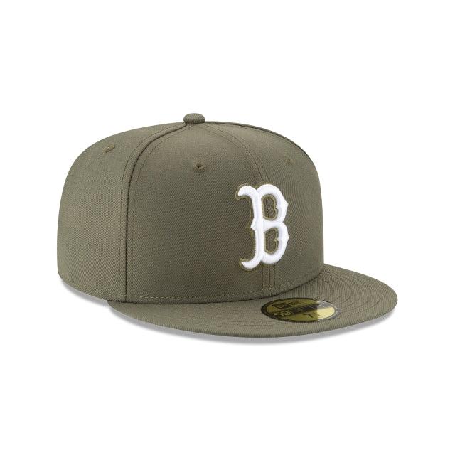 Boston Red Sox Olive 59FIFTY Fitted Hat Male Product Image