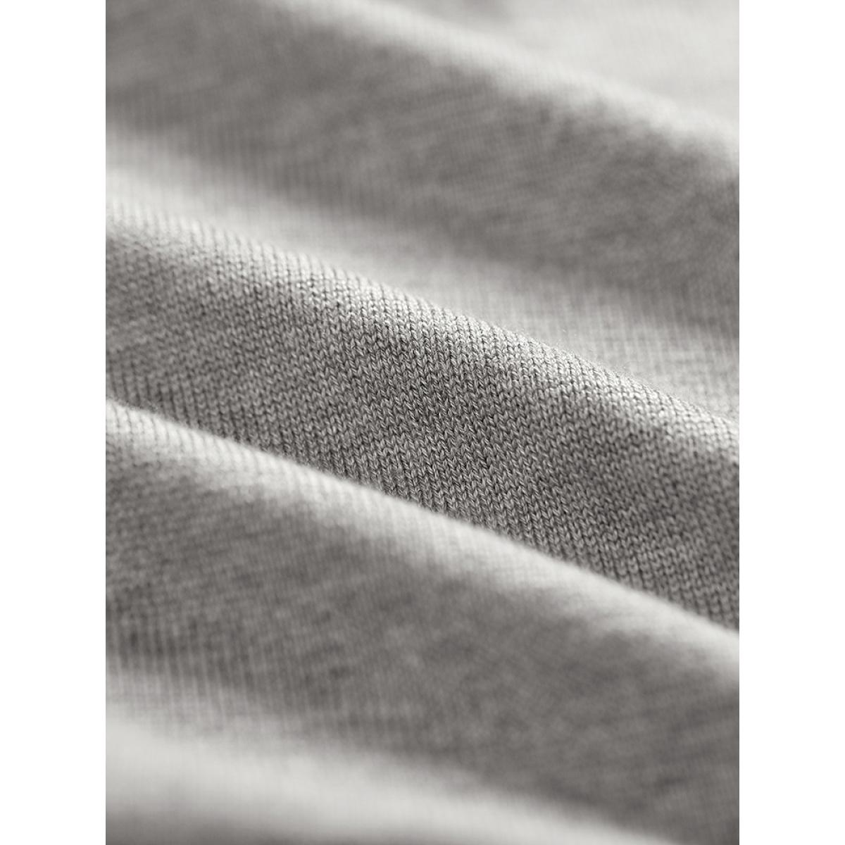 Plus Size Supersoft Essentials Plain Lapel Collar Patched Pocket Cardigan DarkGray Women Basics Loose Long Sleeve Everyday Cardigans BloomChic 28/5X Product Image