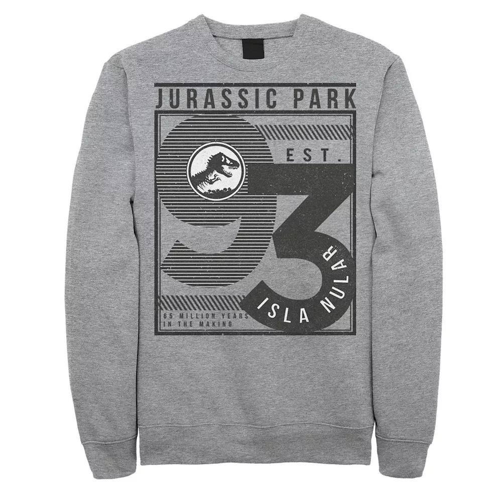 Men's Jurassic Park Est. 93 Isla Nublar Poster Sweatshirt,  Product Image