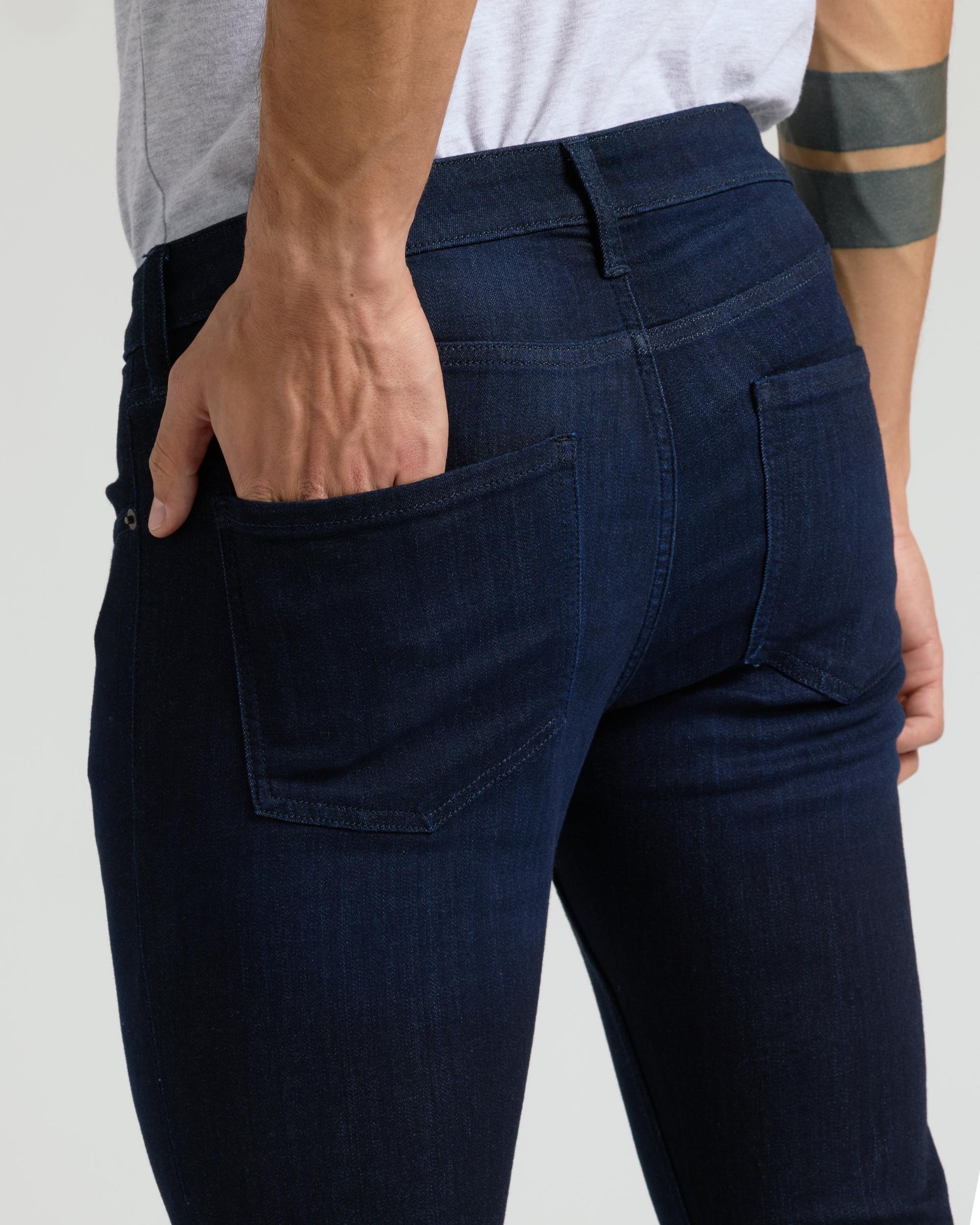 Indigo Wash Slim Comfort Stretch Jeans Product Image