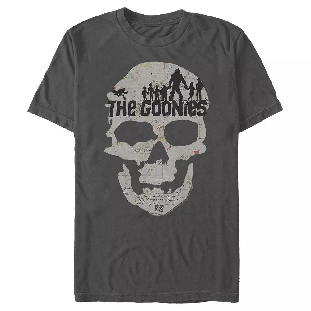 Men's The Goonies Skeleton Map Poster Tee,  Product Image