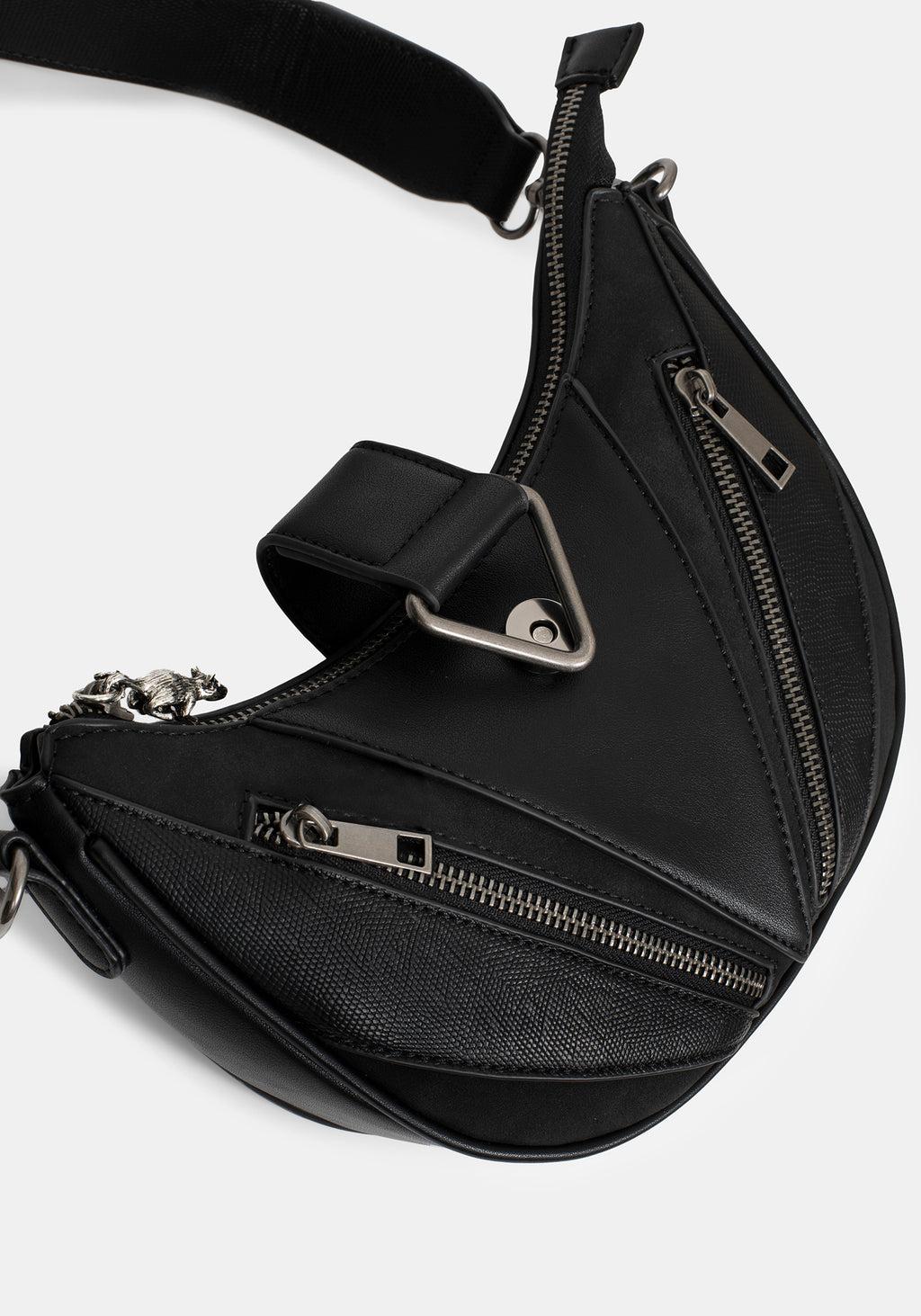 Colette Rat Zip Triangle Hardware Shoulder Bag Product Image