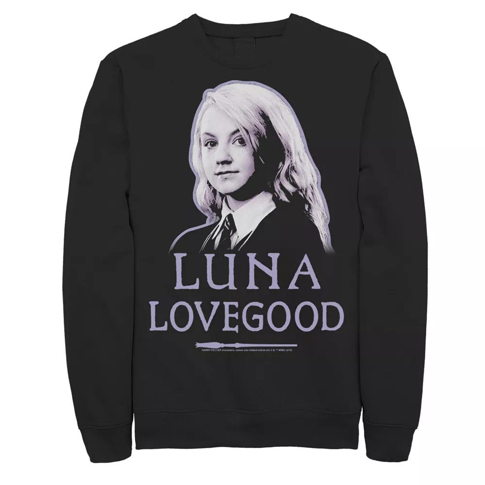Men's Harry Potter Luna Lovegood Character Portrait Fleece Graphic Pullover,  Product Image