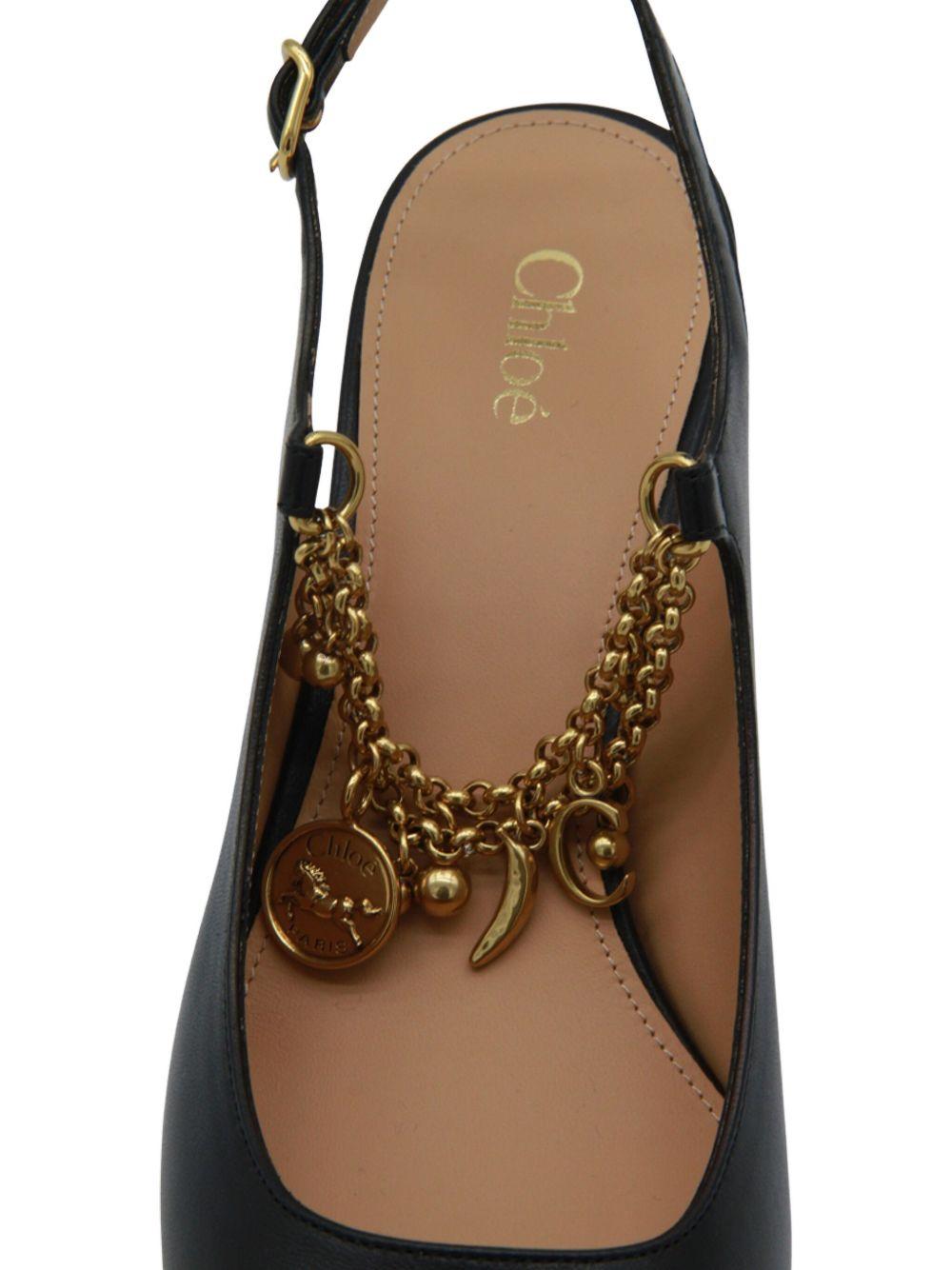 55mm chain-embellished pumps Product Image