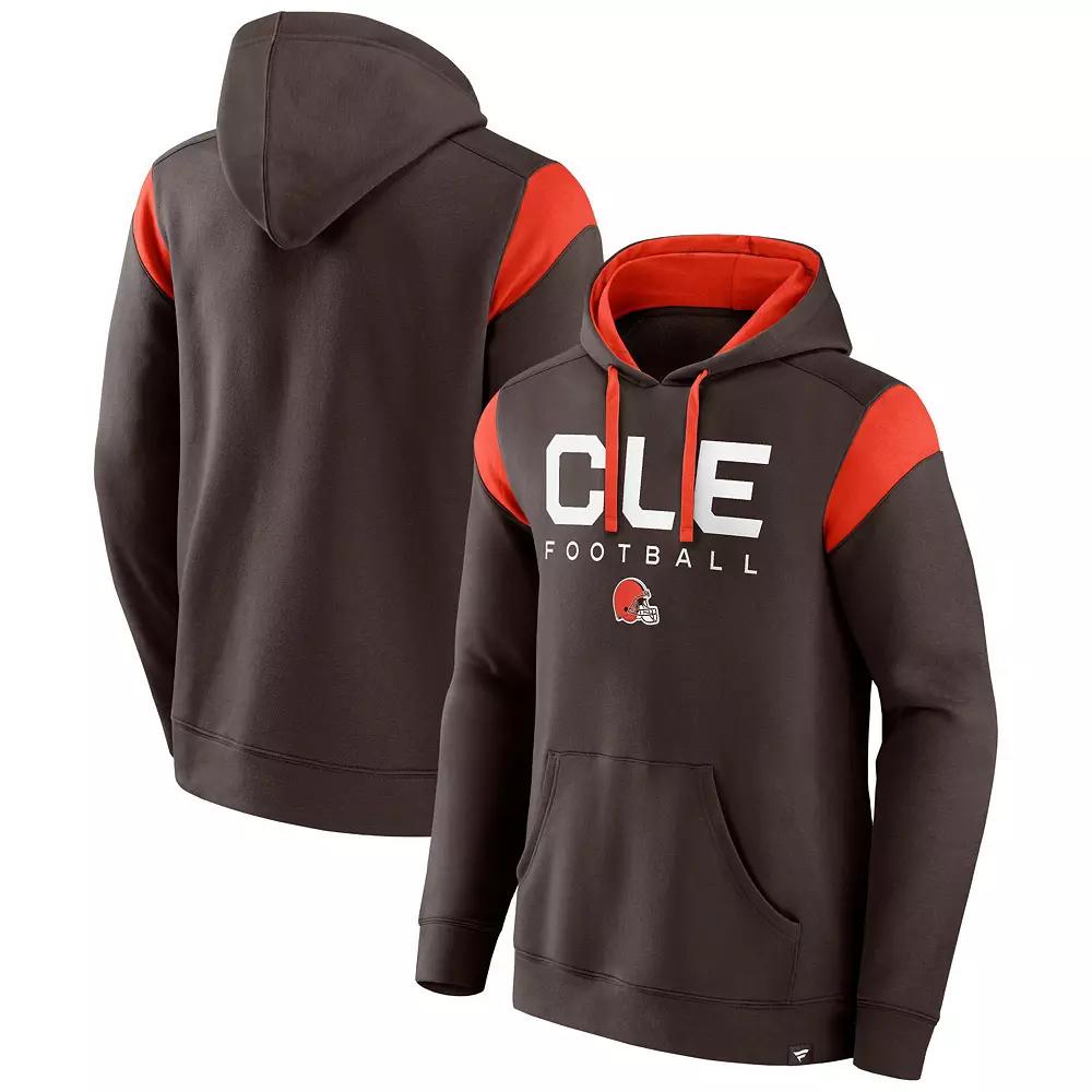 Men's Fanatics Branded Brown Cleveland Browns Call The Shot Pullover Hoodie, Size: XL Product Image