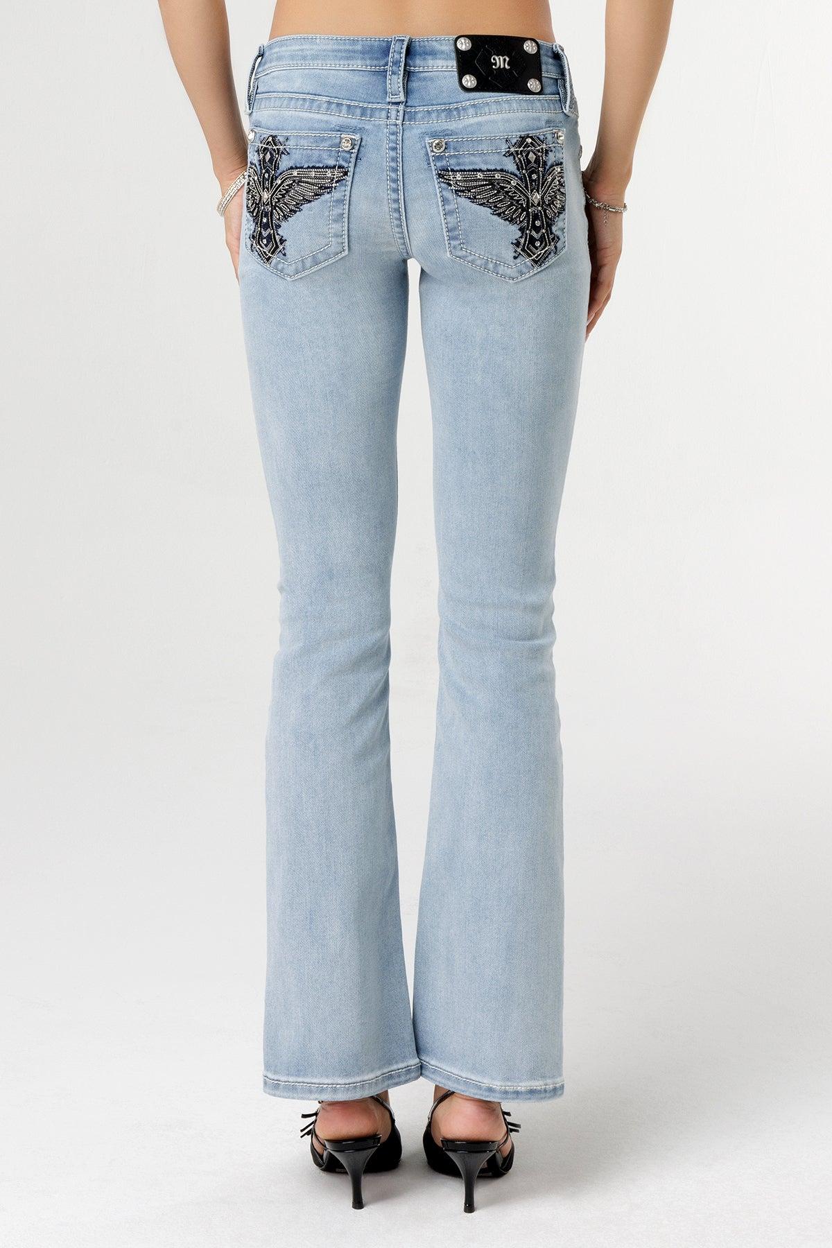 Ethereal Wings Bootcut Jeans Product Image