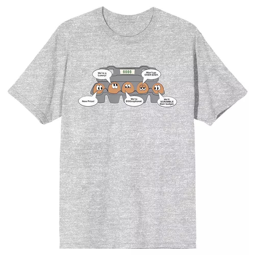 Men's Eggspensive Eggs Chat Bubble Graphic Tee,  Product Image