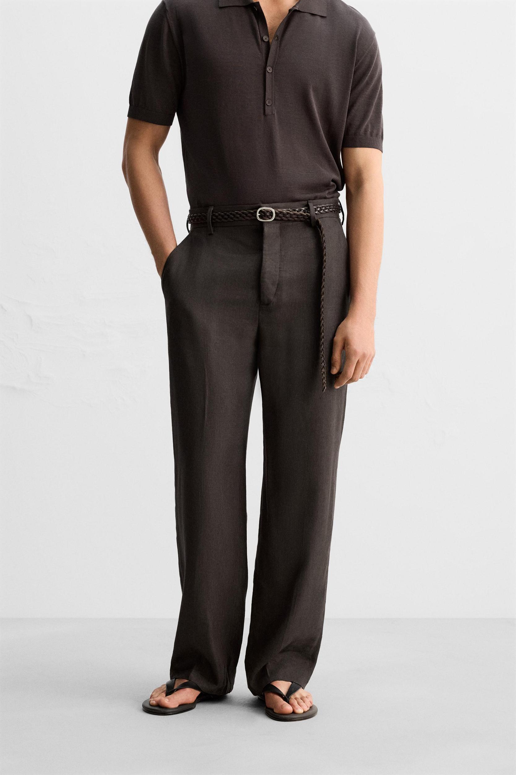 LIMITED EDITION VISCOSE LINEN SUIT PANTS Product Image