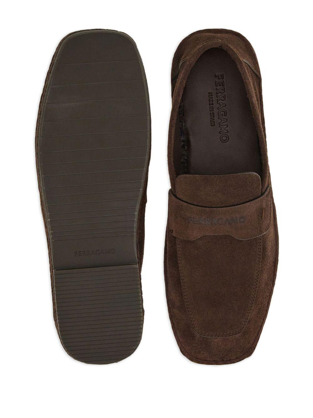 logo-embossed suede espadrilles Product Image