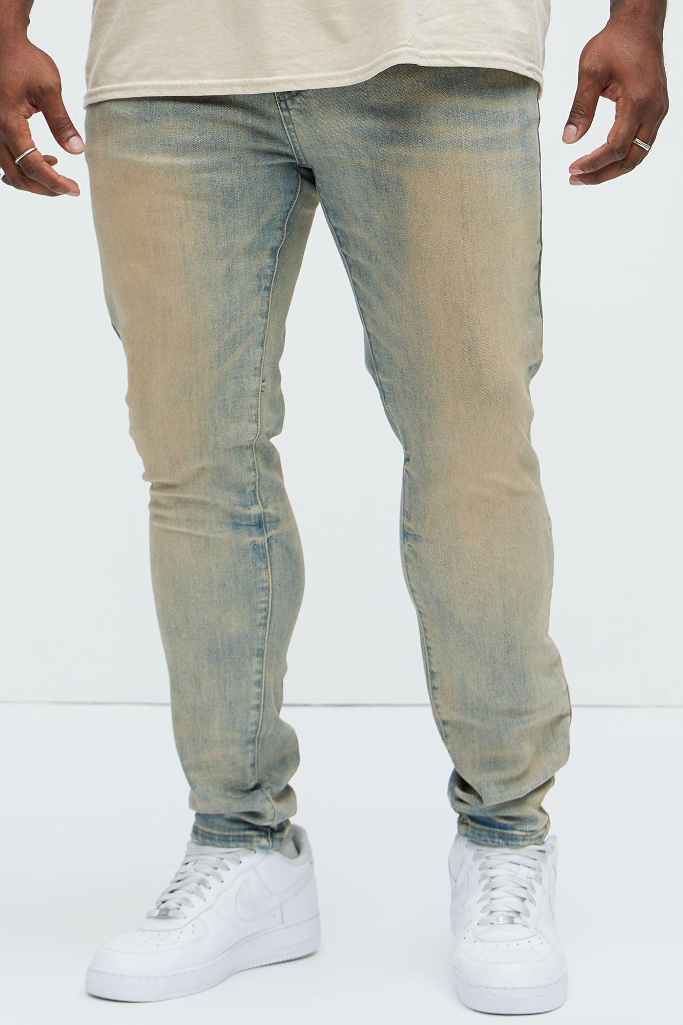 Want It Clean Skinny Jeans - Vintage Blue Wash Product Image