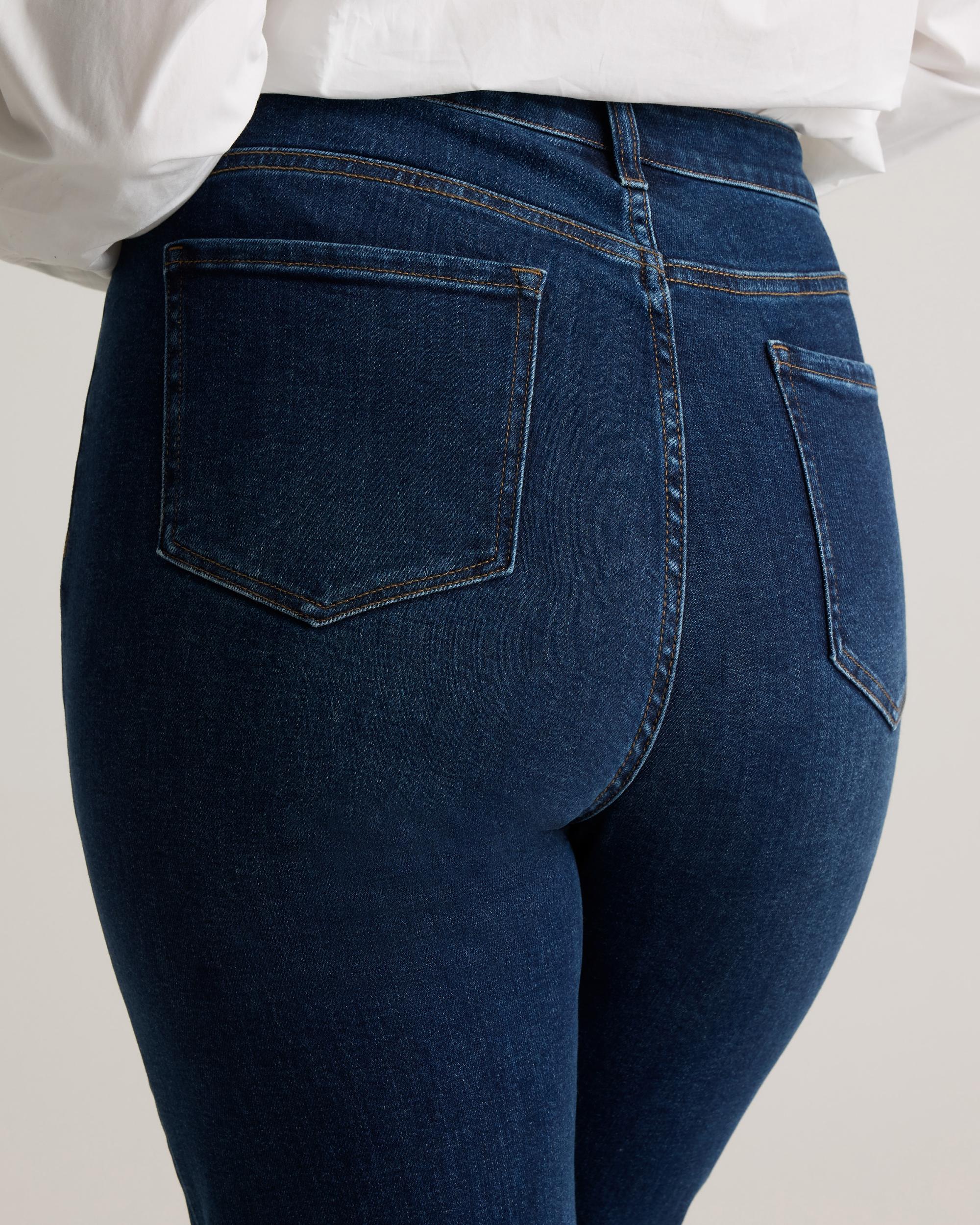 Quince | Women's Bella Stretch Straight Jeans Organic Cotton Product Image